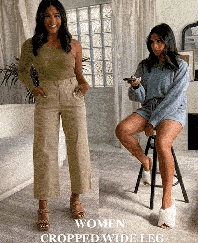 New High Waist Wide Leg Pants