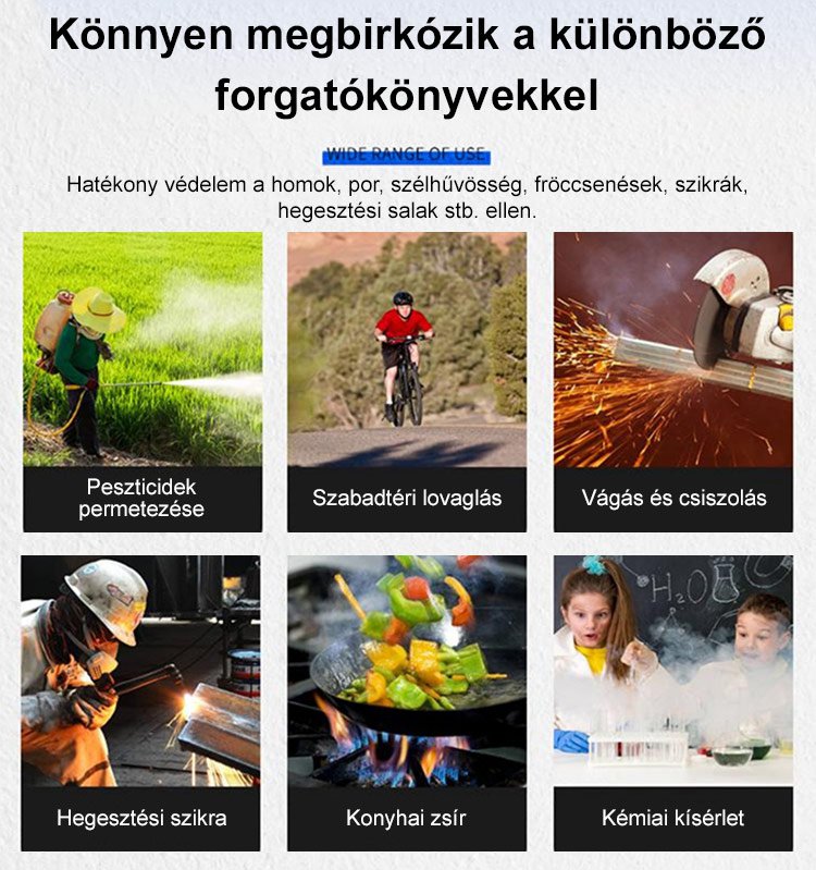 Többfunkciós védőmaszk