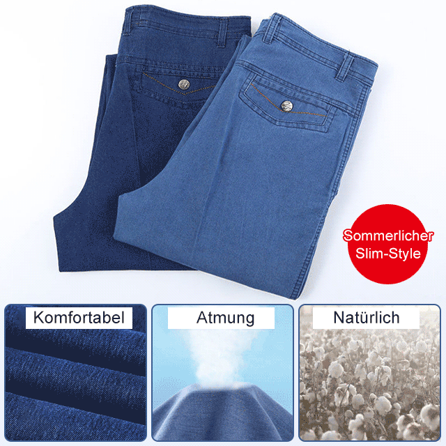 Dünne Stretch-Herrenjeans