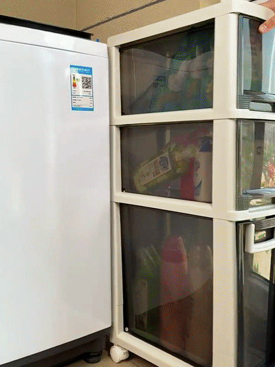 [한정 판매] 주방, 화장실, 침실의 틈새 이동식 수납장