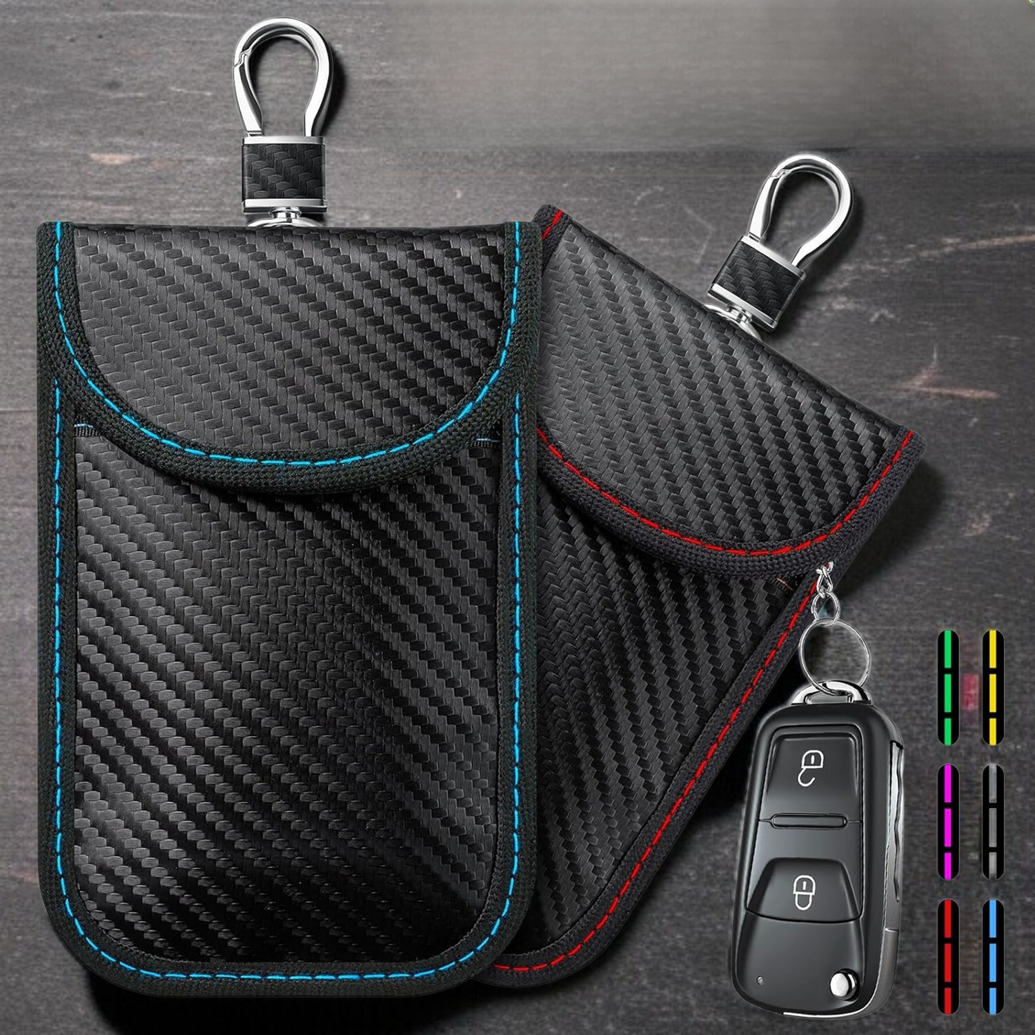 炭素繊維素材のファラディ車のキーケース