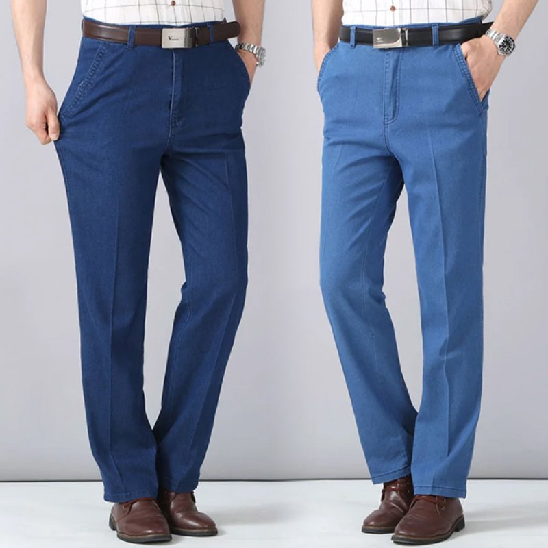 冷感デニムパンツ