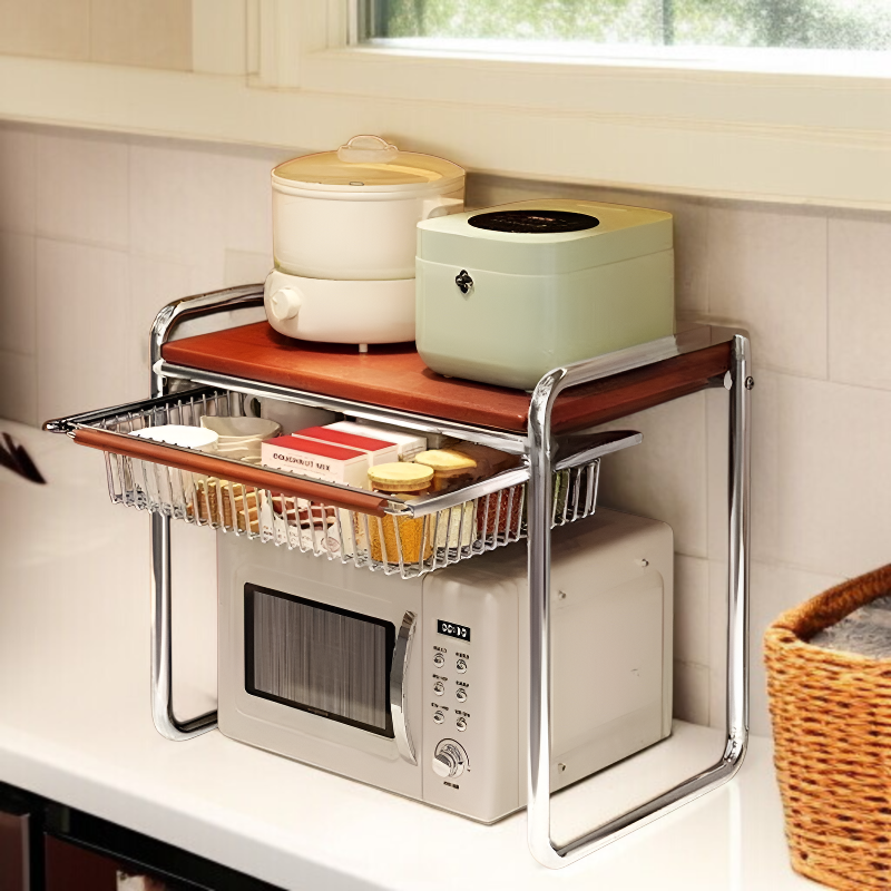 다양한 주방용품 수납 가능한 선반