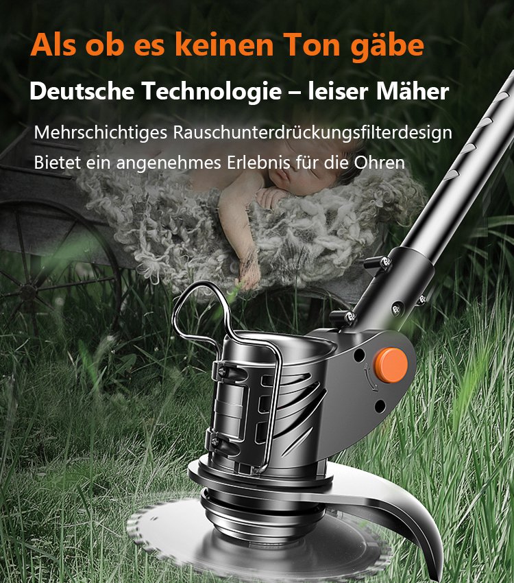 Elektrischer Rasenmäher mit Lithiumbatterie