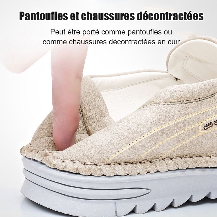 chaussures en cuir décontractées