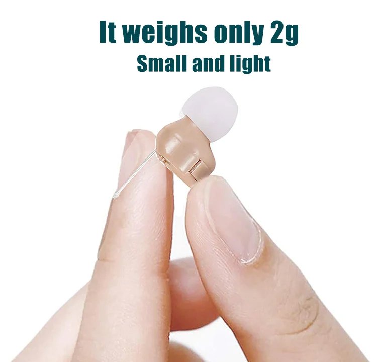 Double noise reduction sound amplifier hearing aid