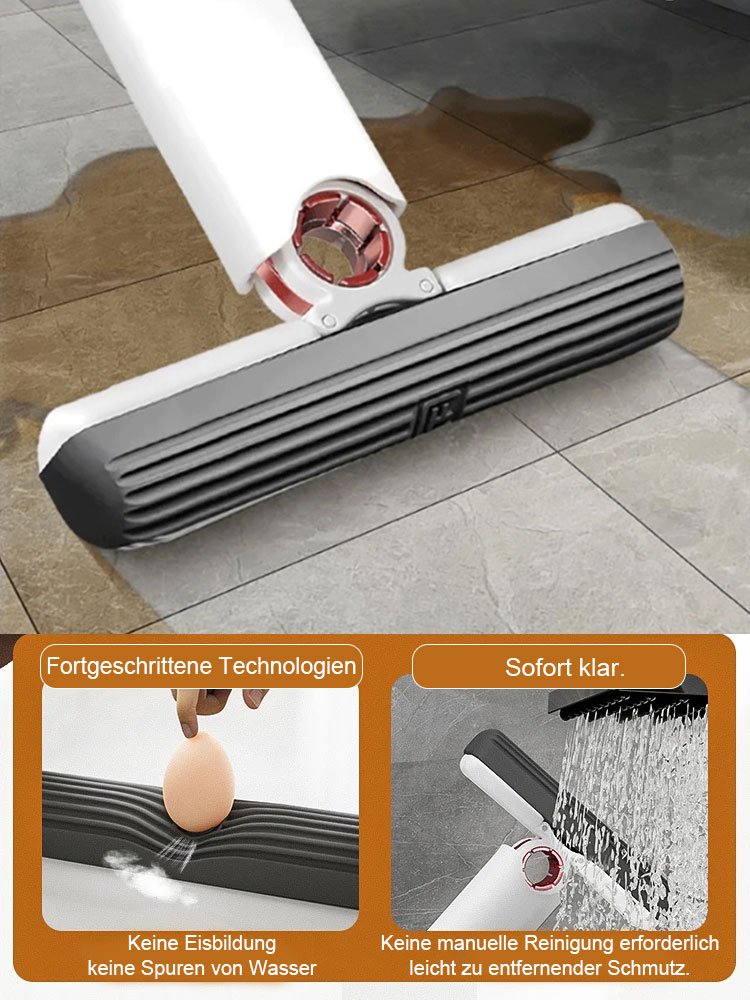 Der faule kleine Mopp, der keine schmutzigen Hände bekommt