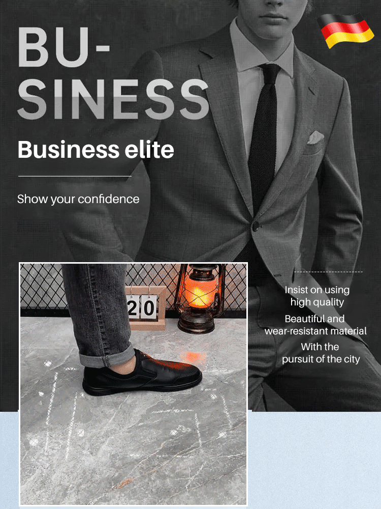 Casual business soft sole leather shoes