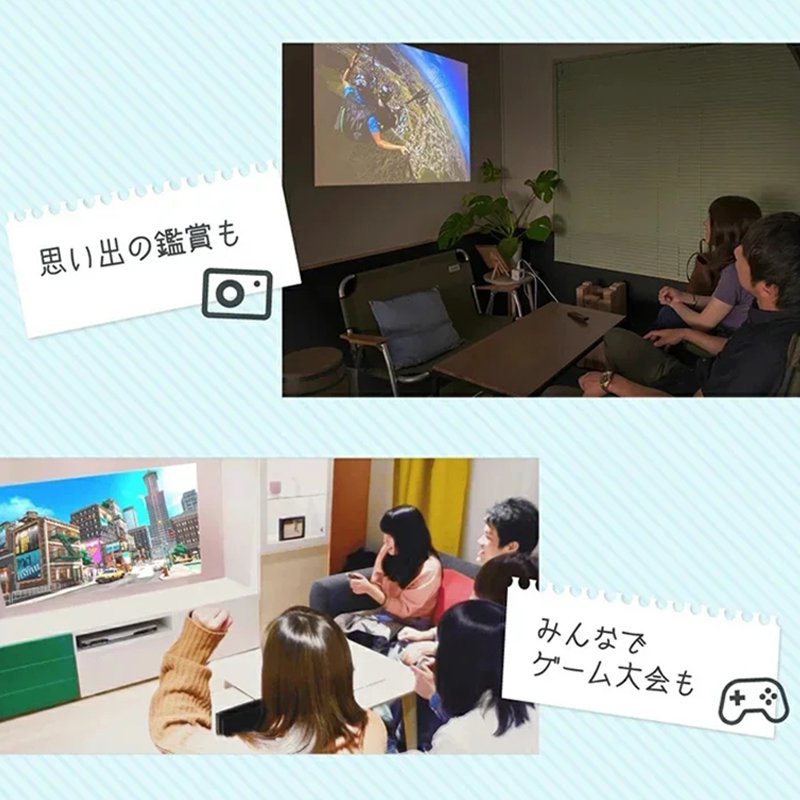 家庭用小型モバイルプロジェクター