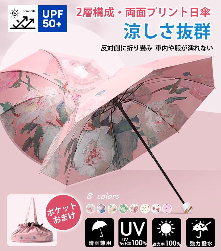 折り畳み式晴雨兼用傘