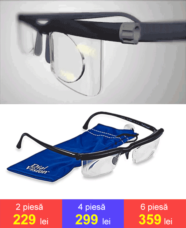 Ochelari cu focalizare reglabilă