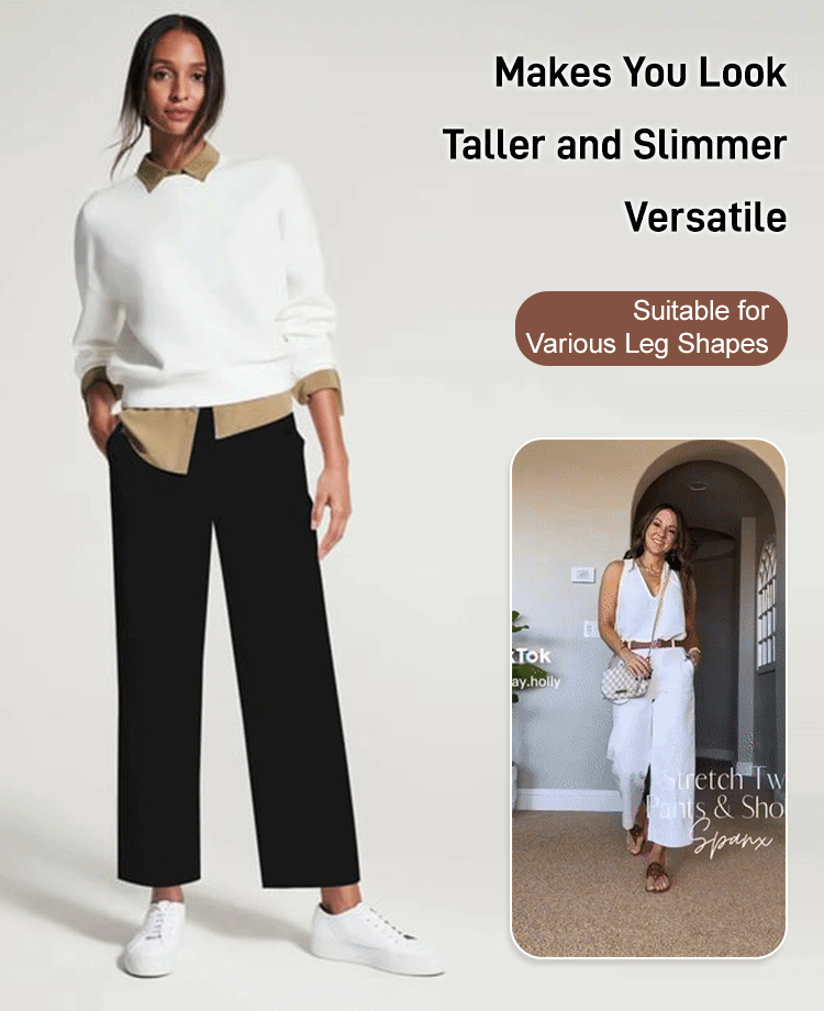 New High Waist Wide Leg Pants