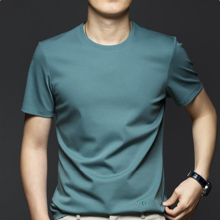 JL-남성 잠사 반팔 티 셔츠