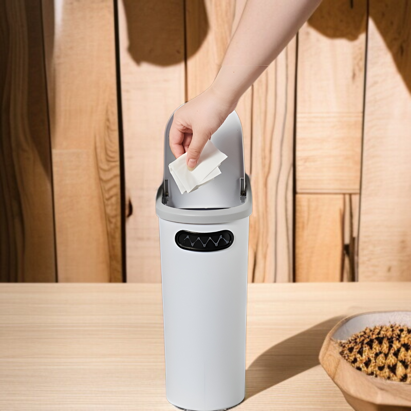 リビングルームに馴染むおしゃれなゴミ箱