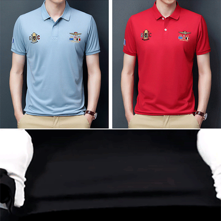 남성 자수 폴로티