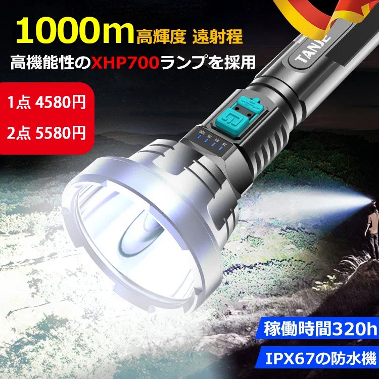 キセノン強い光LED遠射ライト