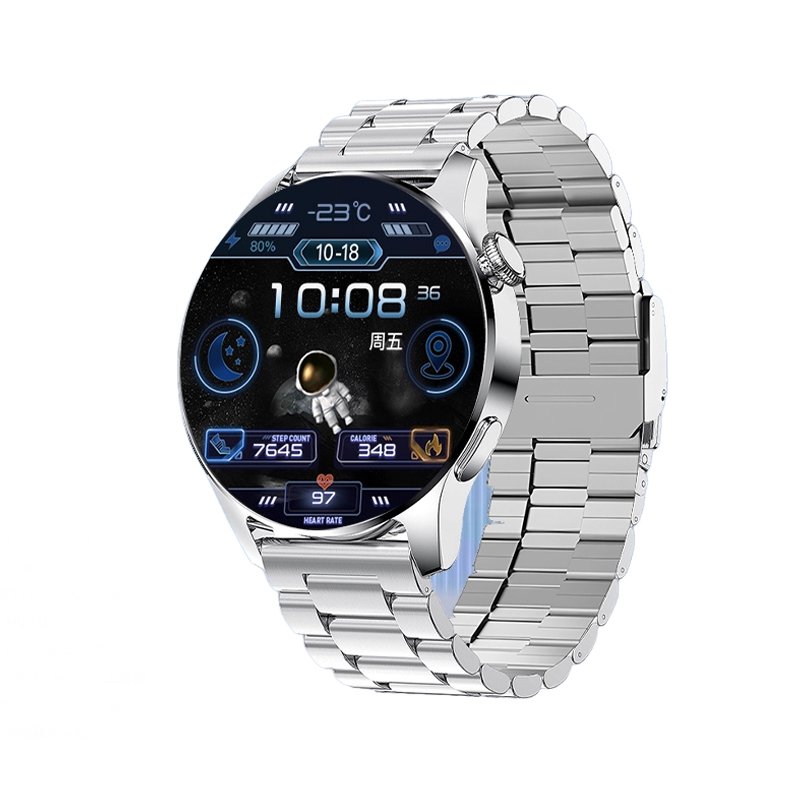 Silbernes Gehäuse + Stahlkugel