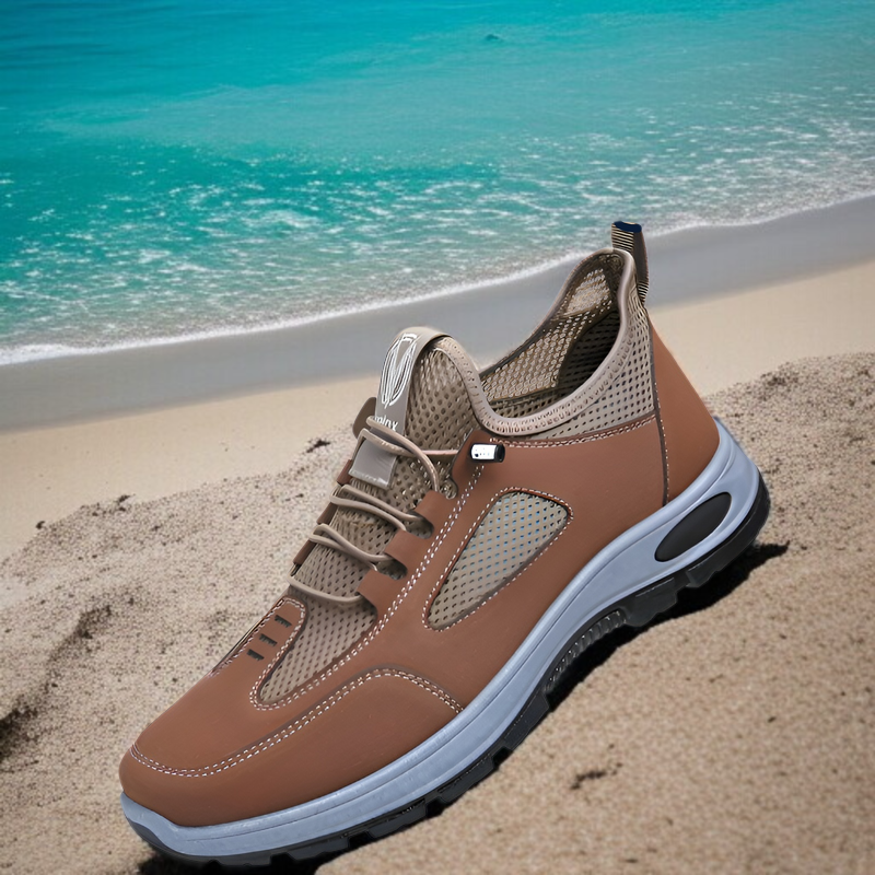 メンズ夏用アウトドアハイキングシューズ全体画像