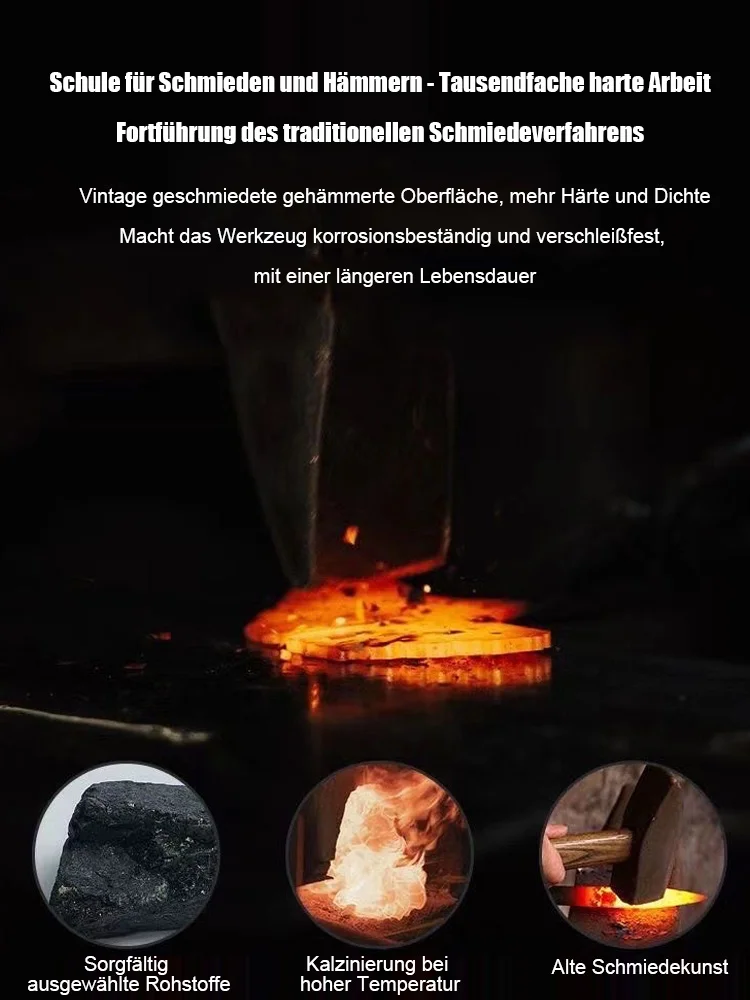 Hochwertiges Taschenmesser aus gehämmertem Edelstahl