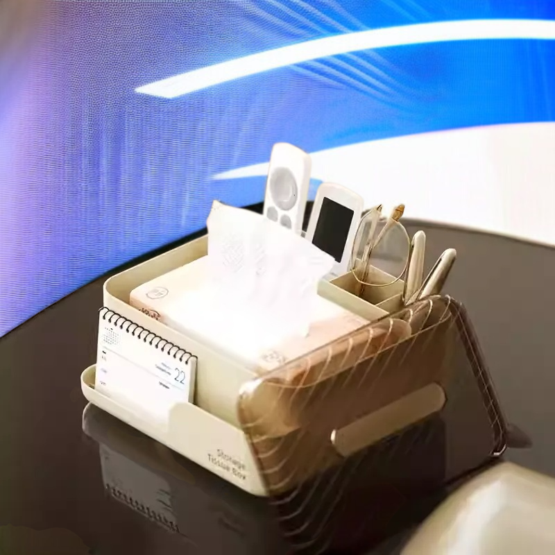 가벼운 소재의 거실 책상 수납함