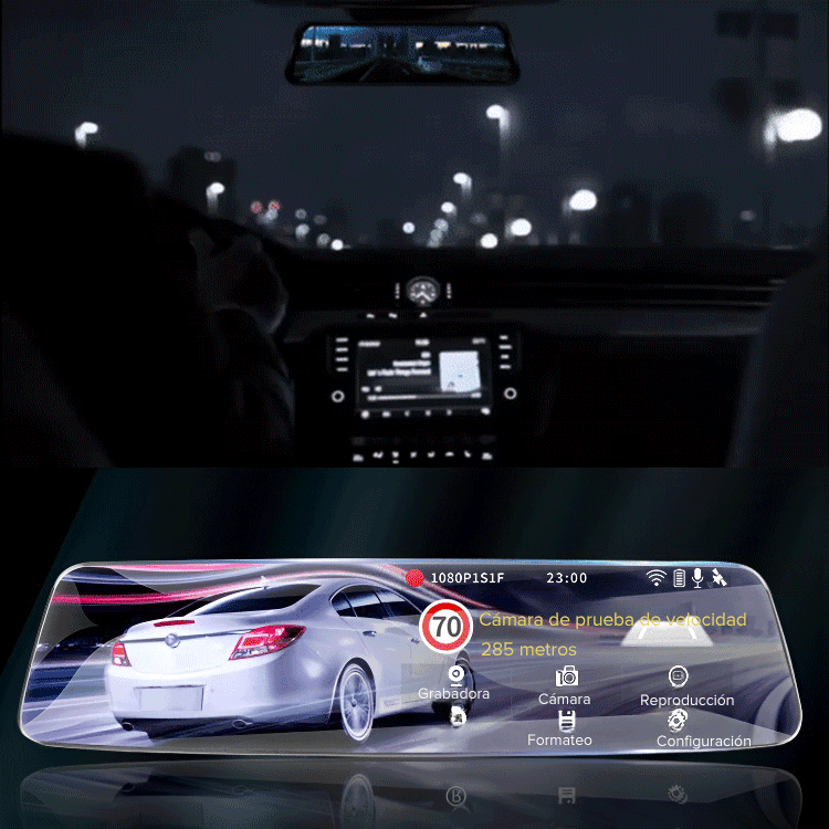 Caméra d'enregistrement automobile HD ultra-mince