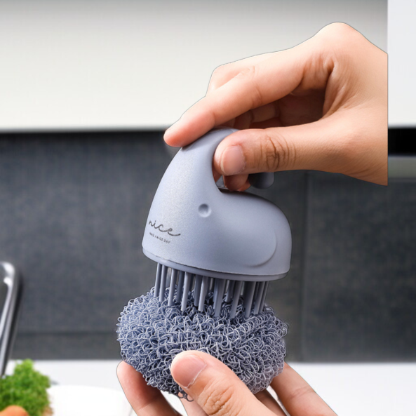 クリーニングボール付きブラシのディテール