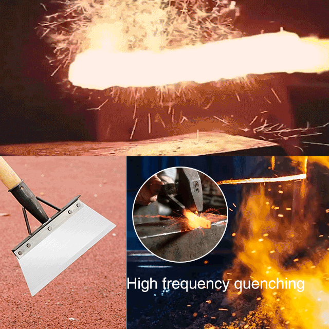 Multifunctional cleaning shovel
