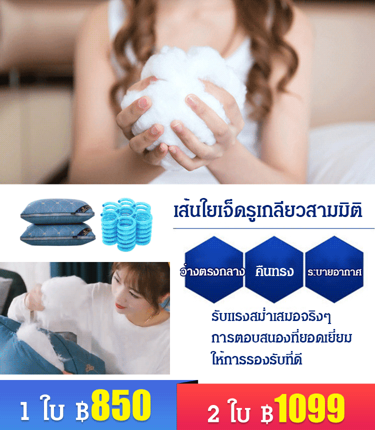 หมอนรองคอป้องกันไร QR