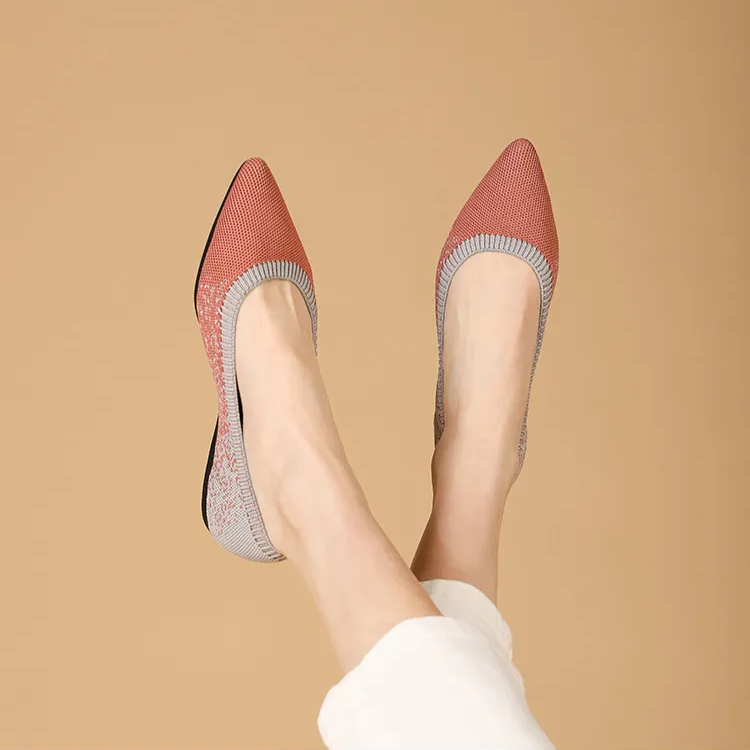 ニットパンプス