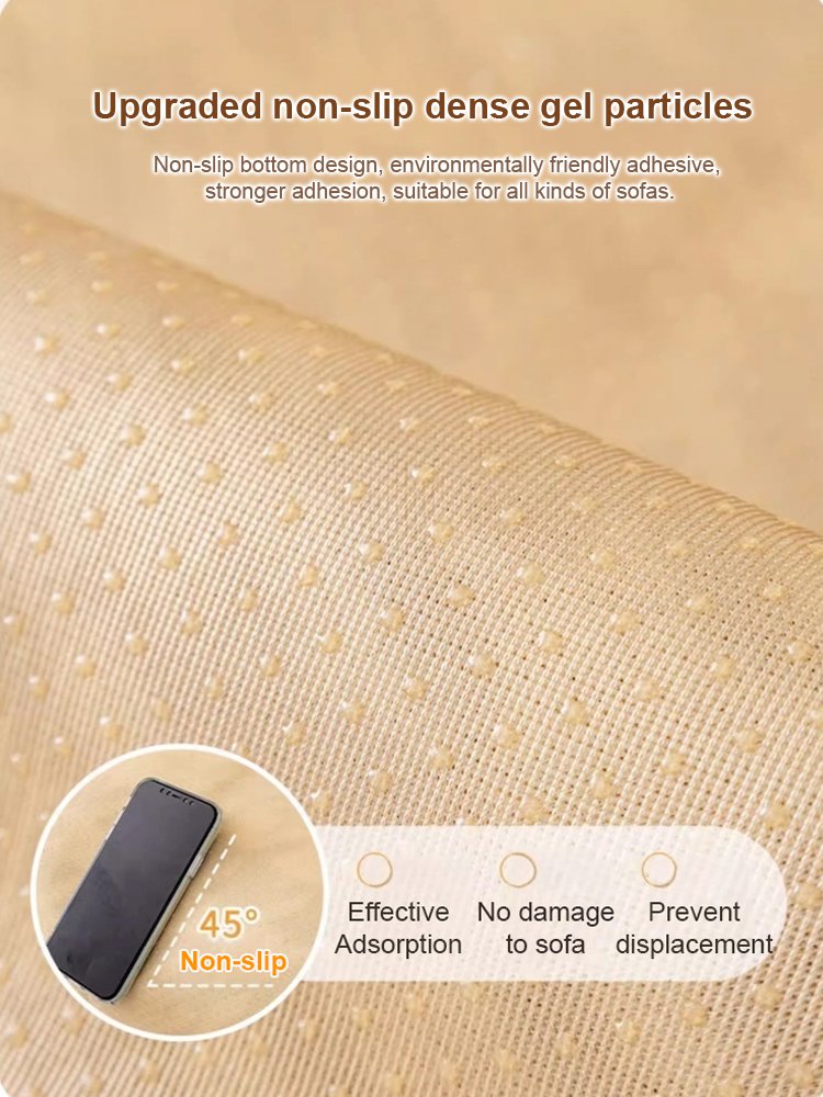 Universal Plush Houndstooth Sofa Cover