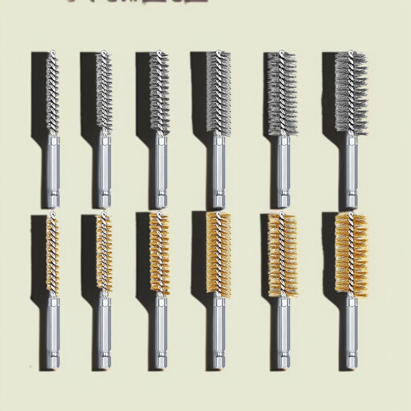 배관 내부 청소용 브러시 사용 예시