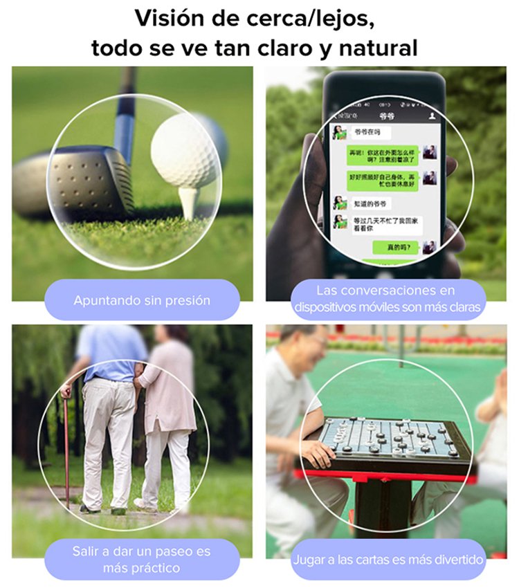 Gafas de lectura hermosas y de moda