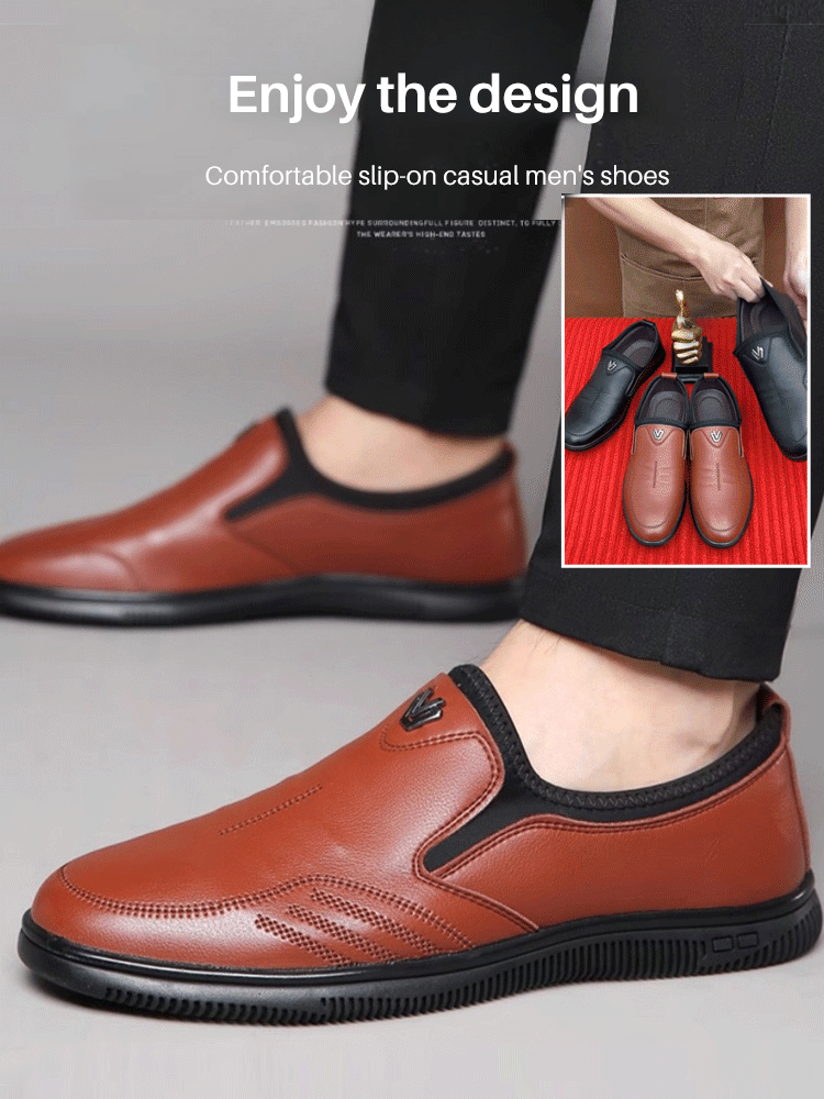 Casual business soft sole leather shoes