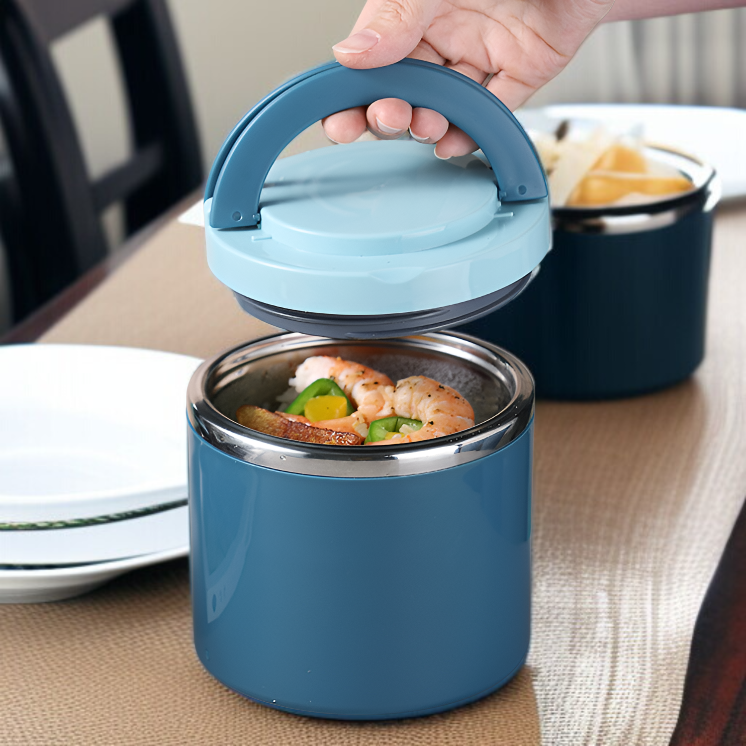 スープジャー 真空断熱スープジャー 保温 保冷 スープジャー 保冷 全パーツ食洗機OK お手入れ簡単 弁当箱