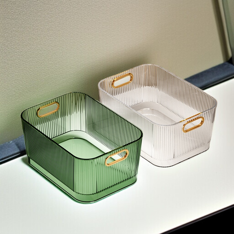 おしゃれな化粧品収納ボックス使用例