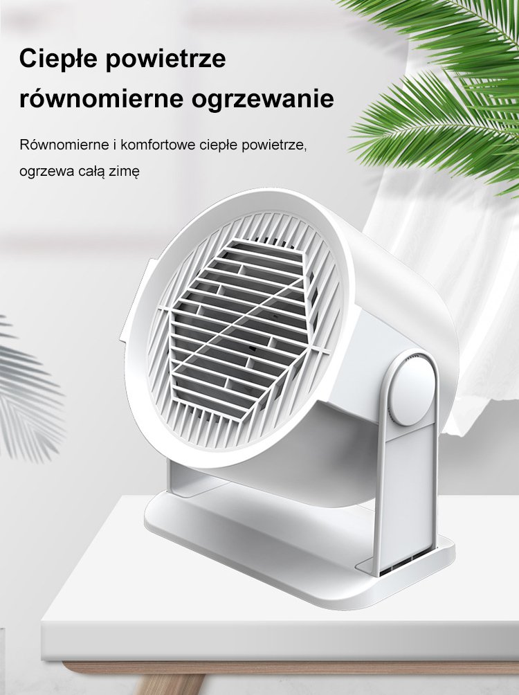 Szybkie ogrzewanie pomieszczeń z grzejnikiem przenośnym