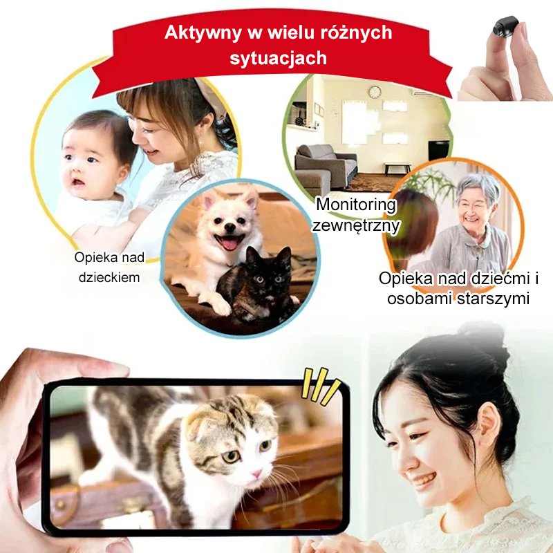 Inteligentna kamera WiFi do zdalnego monitorowania