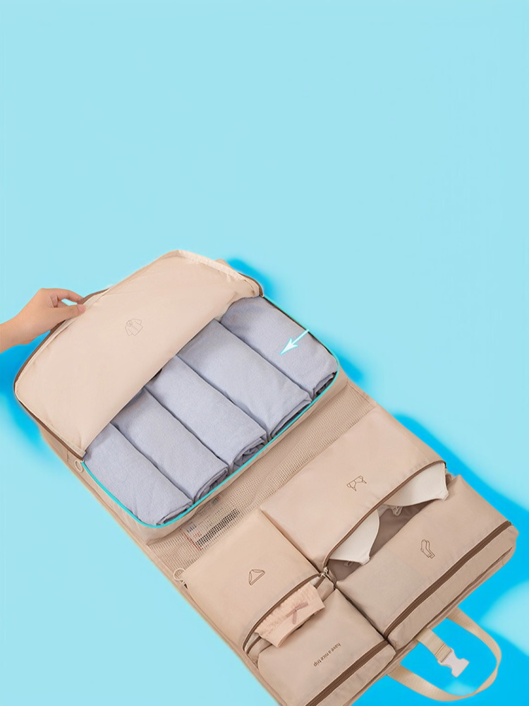 휴대용 벽걸이 보관 가방 사용 예시