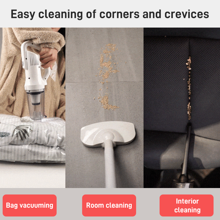 [Wireless vacuuming and mopping] High suction power dust mite removal mopping machine