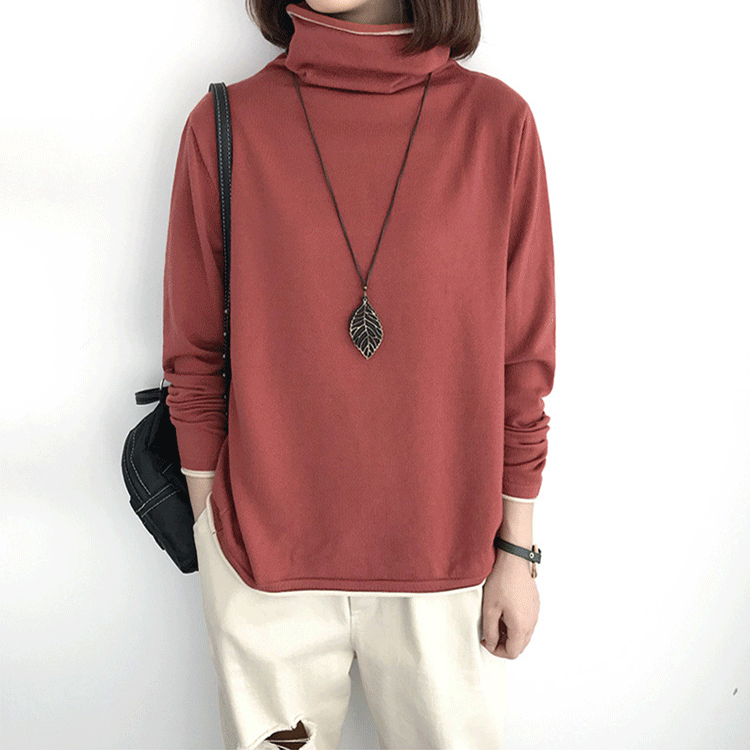 【95%の方に選ばれる】タートルネックニット