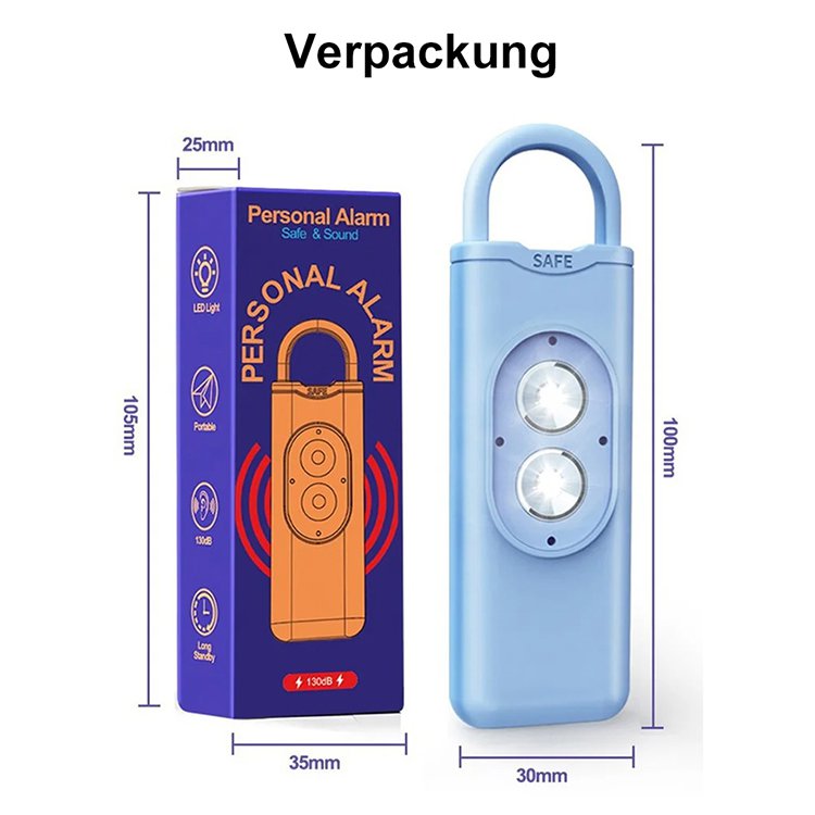 Anti-Wolf-Alarm mit hoher Dezibelzahl