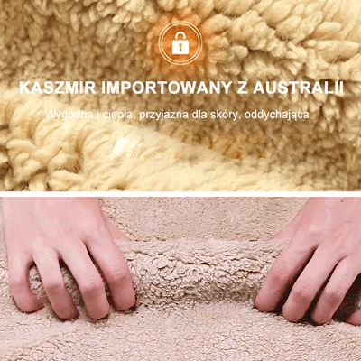 Zagęszczone jednoczęściowe futro, kurtka o średniej długości