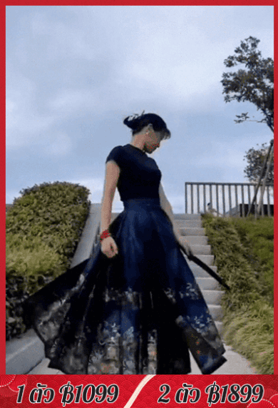 กระโปรง Mamianqun ระดับไฮเอนด์ สไตล์จีนใหม่