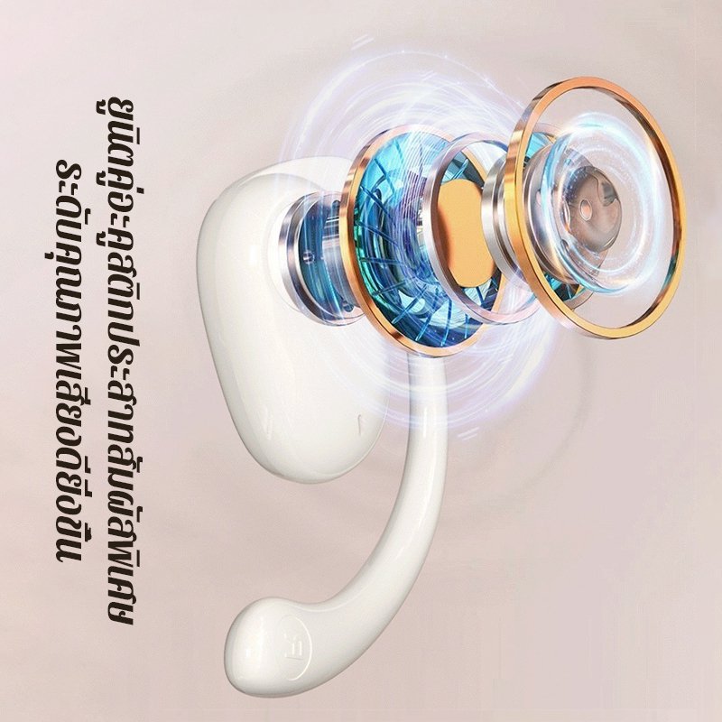 ชุดหูฟังบลูทูธ OWS แบบเปิดหมุนได้180°