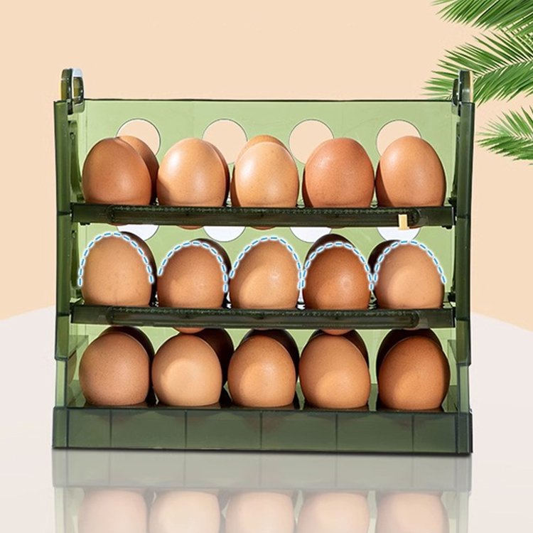 접이식 투명 에그 수납 케이스
