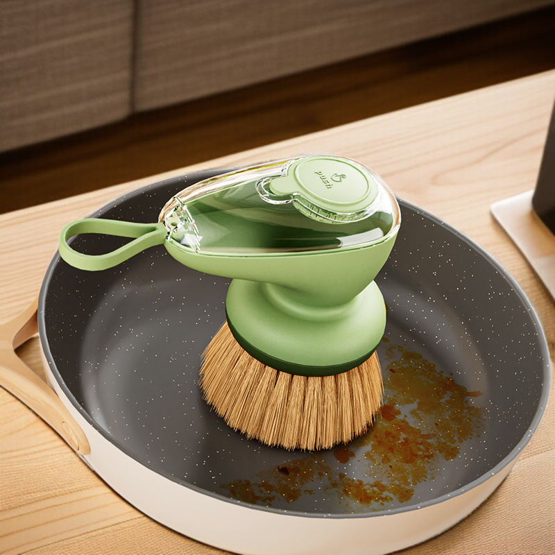 가정용 손상없는 냄비 청소 자동 수액 브러쉬