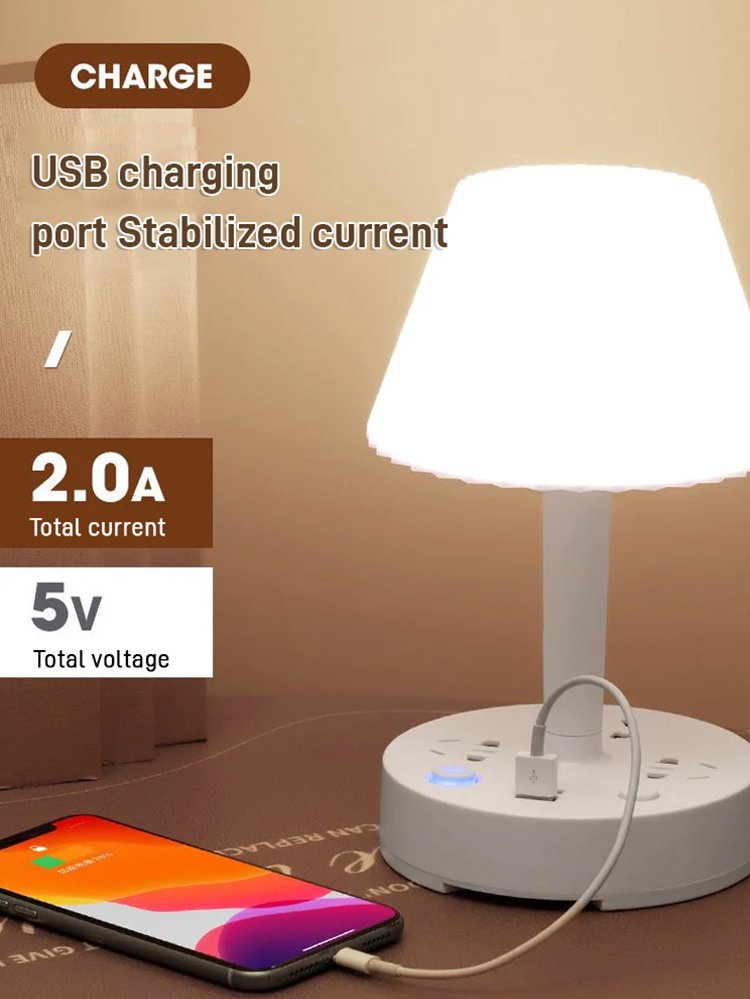Creative Multi-functional Convertible Socket Table Lamp
