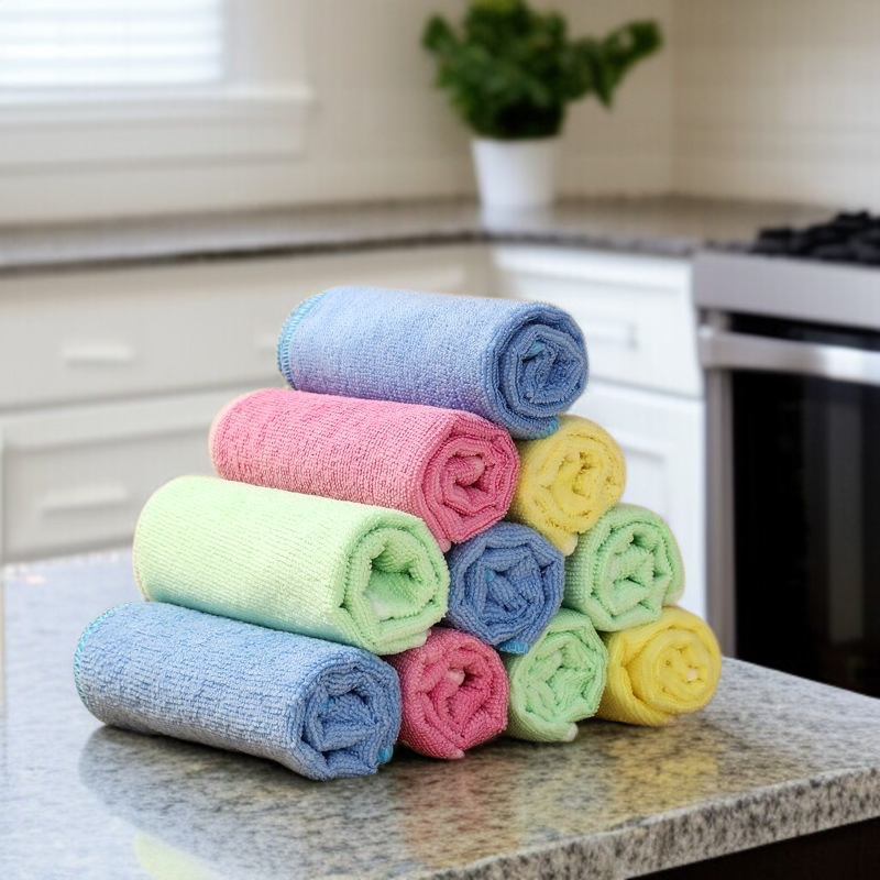 기름기 제거 극세사 행주 제품 이미지