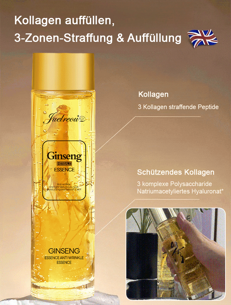[Peptid-Anti-Falten-Ginseng-Serum (30 Jahre jünger aussehen)
