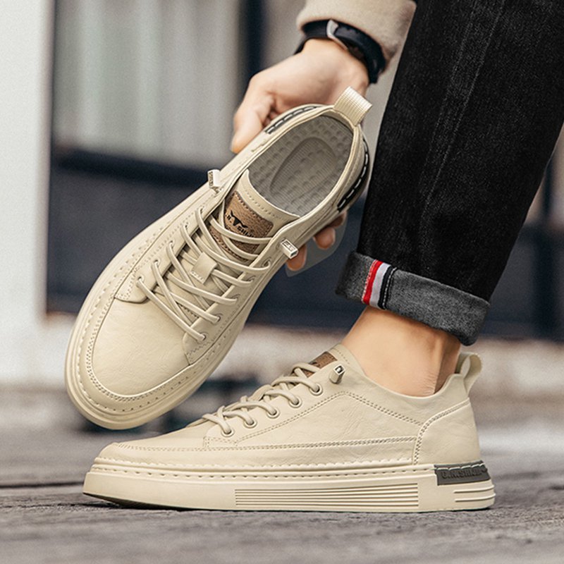 お洒落本革スニーカー